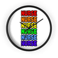 Rainbow Nurse - Wall Clock
