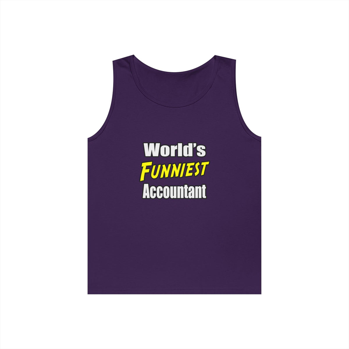 World's Funniest Accountant - Unisex Heavy Cotton Tank Top