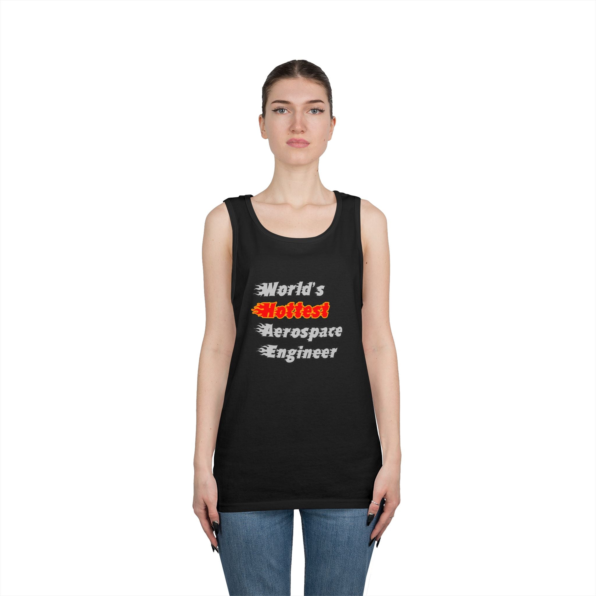 World's Hottest Aerospace Engineer - Unisex Heavy Cotton Tank Top