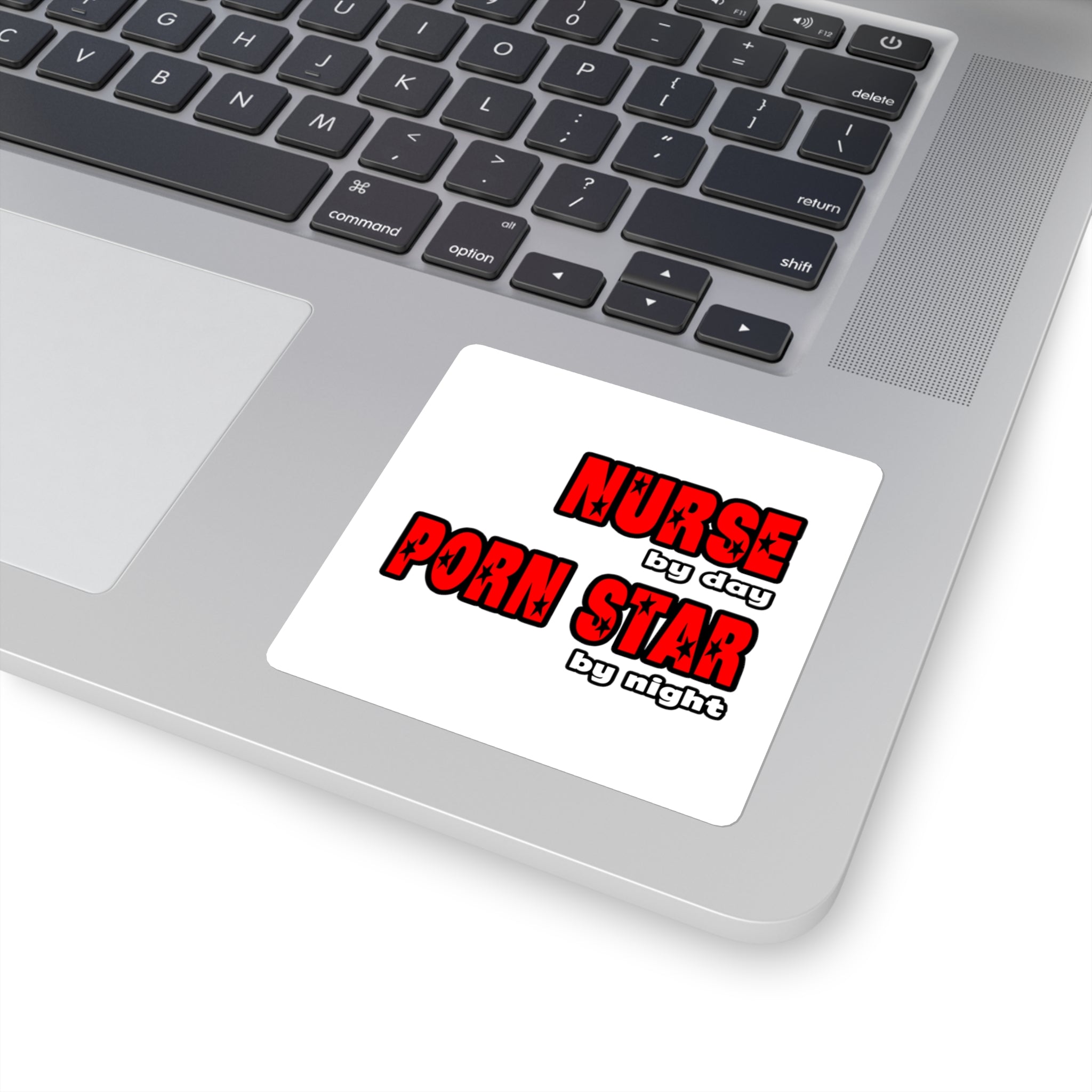 Nurse By Day...Porn Star By Night - Square Stickers