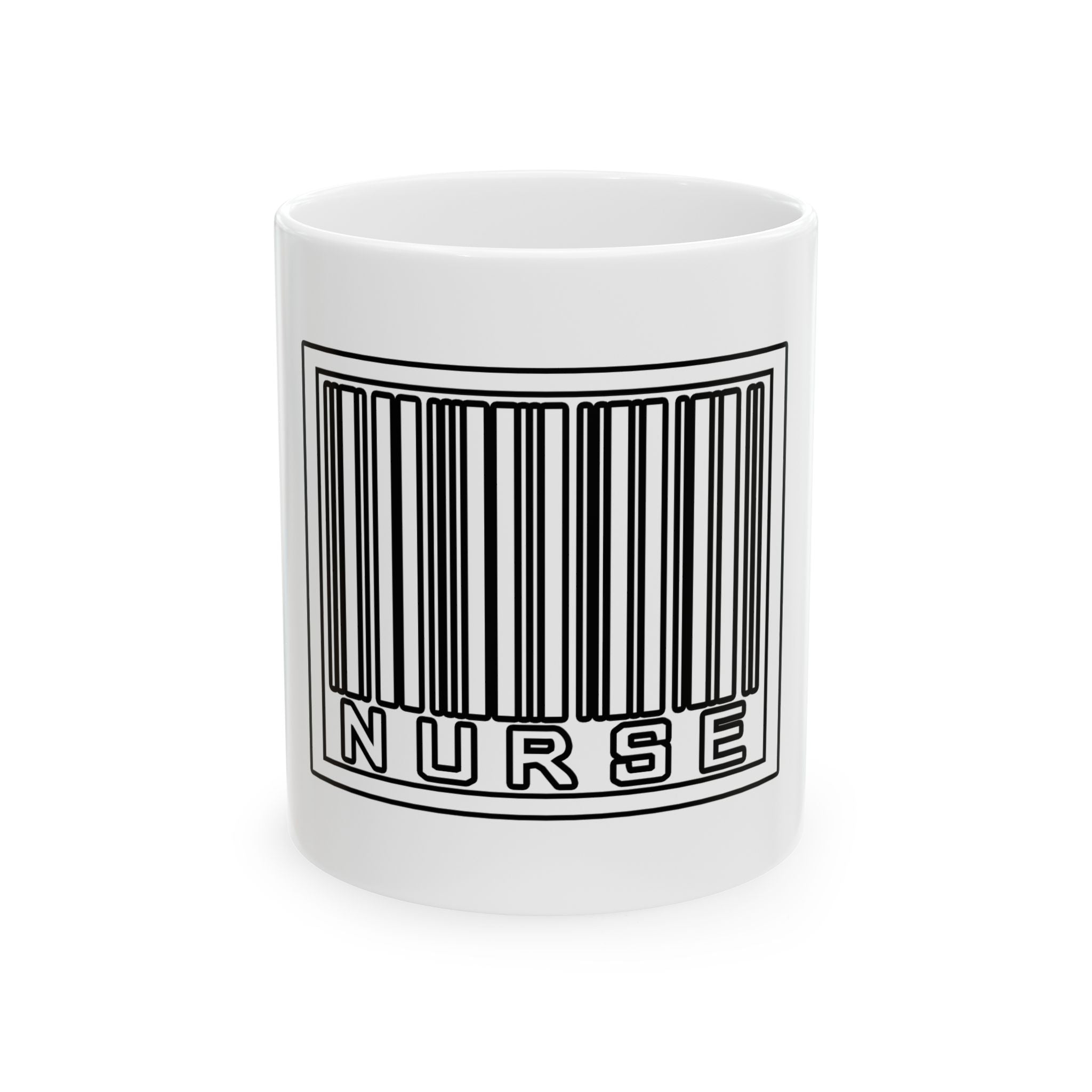 Barcode Nurse - Ceramic Mug, (11oz, 15oz)