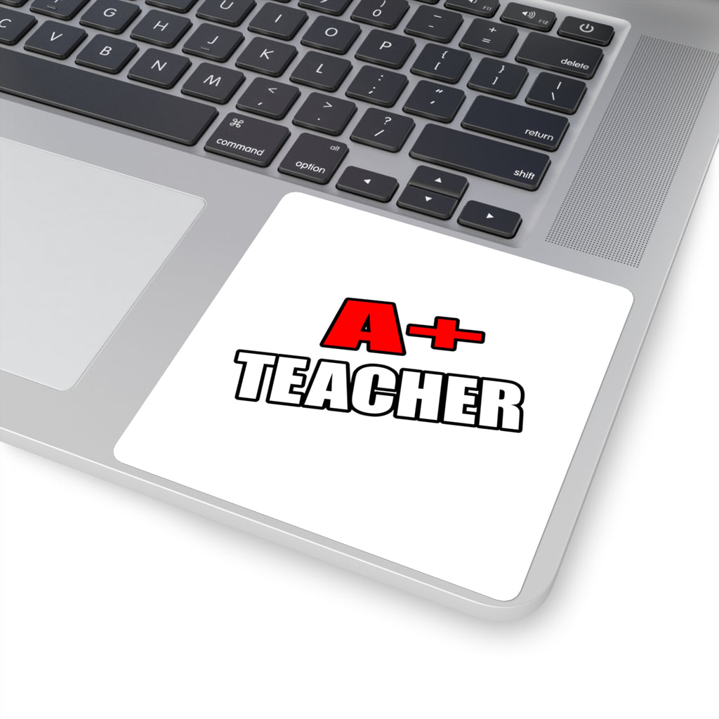 a plus teacher - Square Stickers