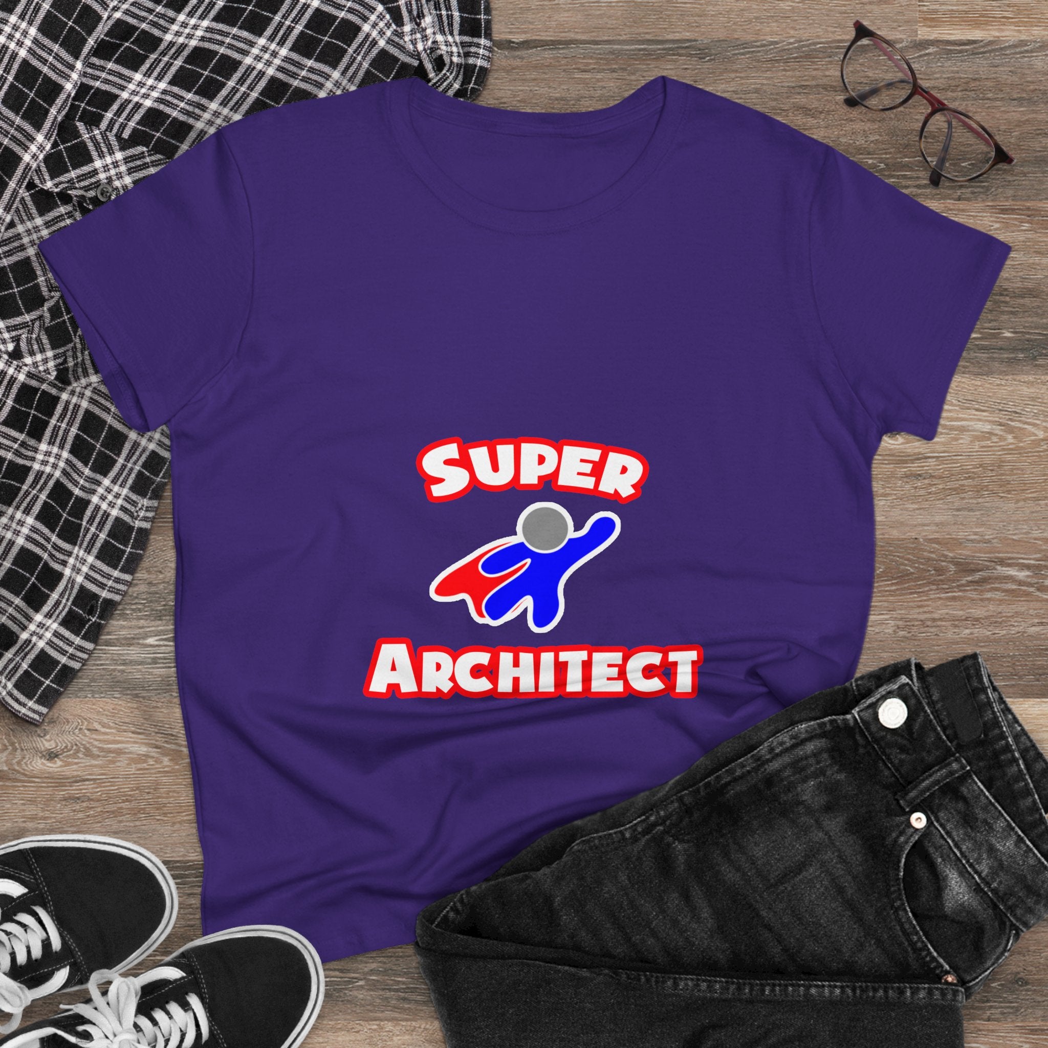 Super Architect - Women's Midweight Cotton Tee