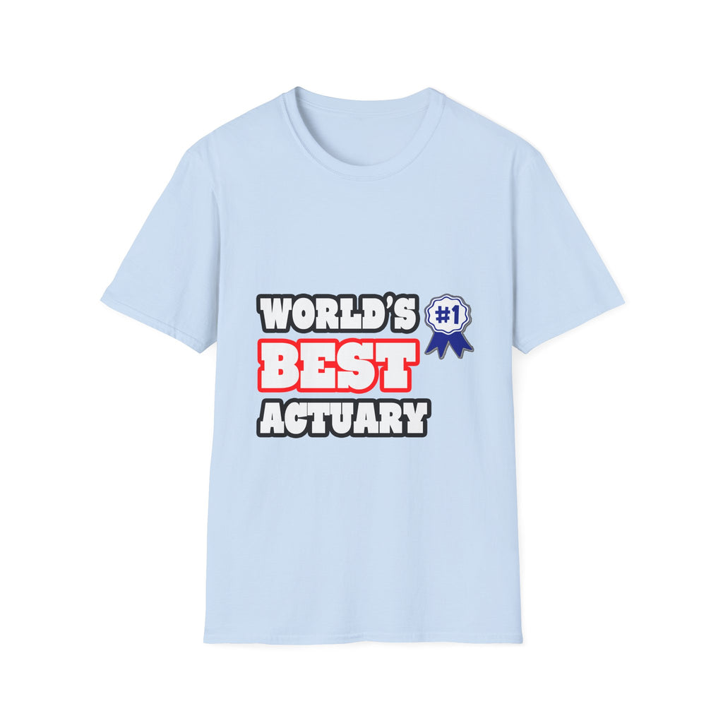 World's Best Actuary - Unisex Softstyle T-Shirt