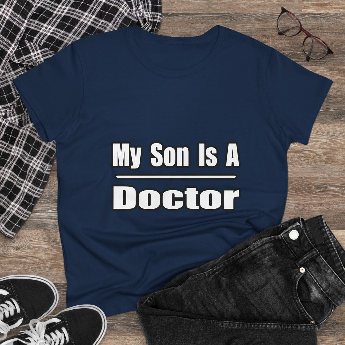 My Son Doctor - Women's Midweight Cotton Tee