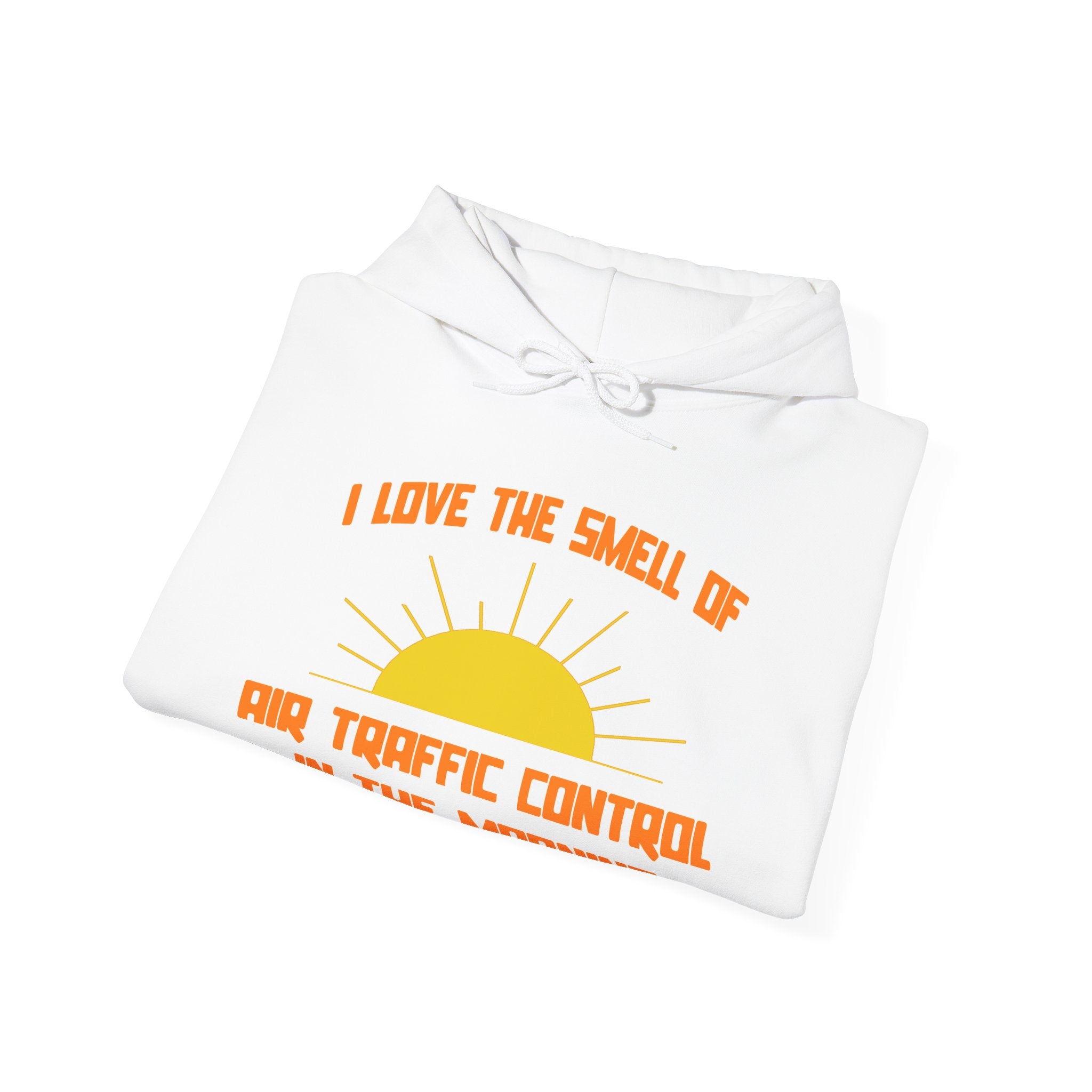 Smell of Air Traffic Control in the Morning - Unisex Heavy Blend™ Hooded Sweatshirt