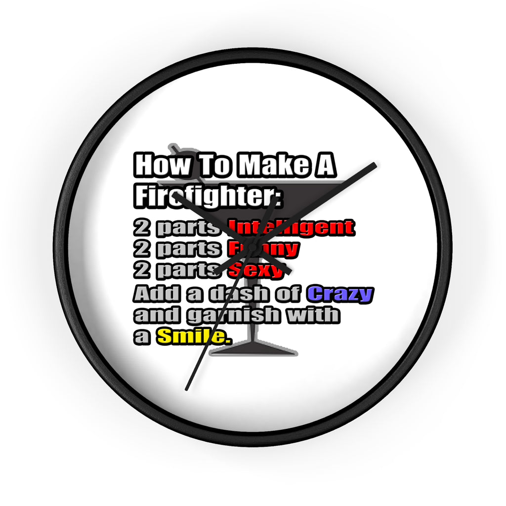 How To Make a Firefighter - Wall Clock