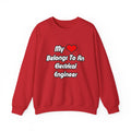 My Heart Belongs To An Electrical Engineer - Unisex Heavy Blend™ Crewneck Sweatshirt