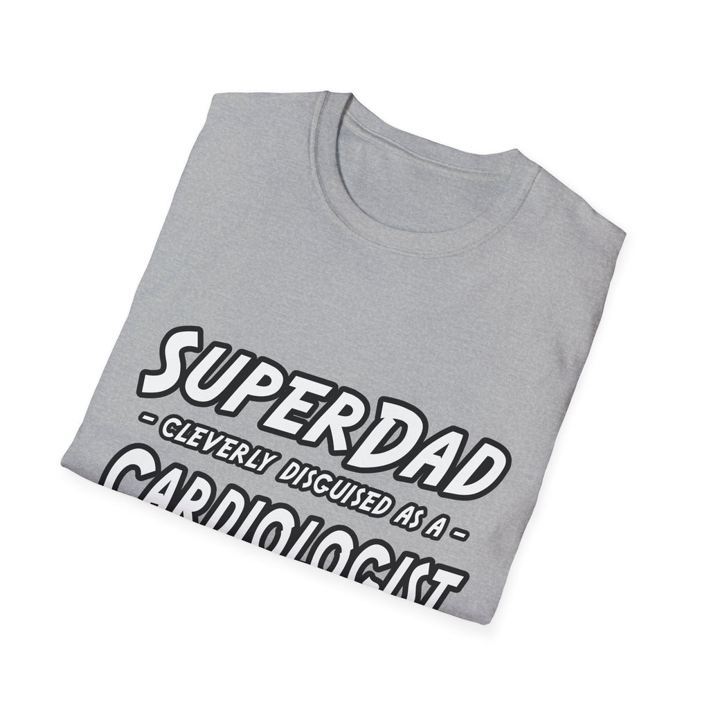 SuperDad...Cardiologist - Unisex Softstyle T-Shirt