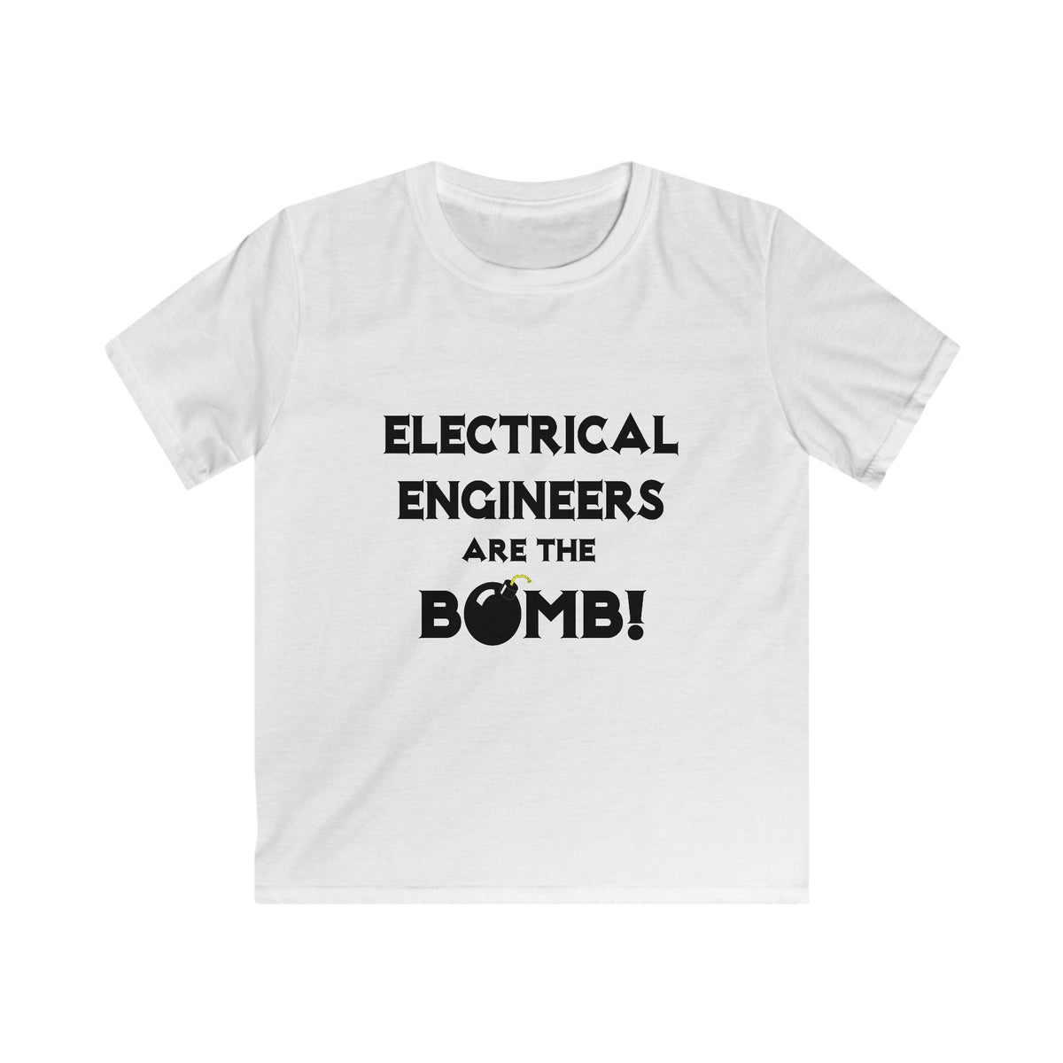 Electrical Engineers Are The Bomb! - Kids Softstyle Tee