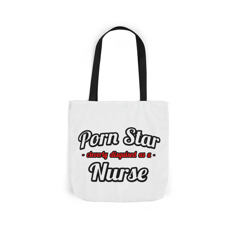 Porn Star...Nurse - Canvas Tote Bag, 5-Color Straps