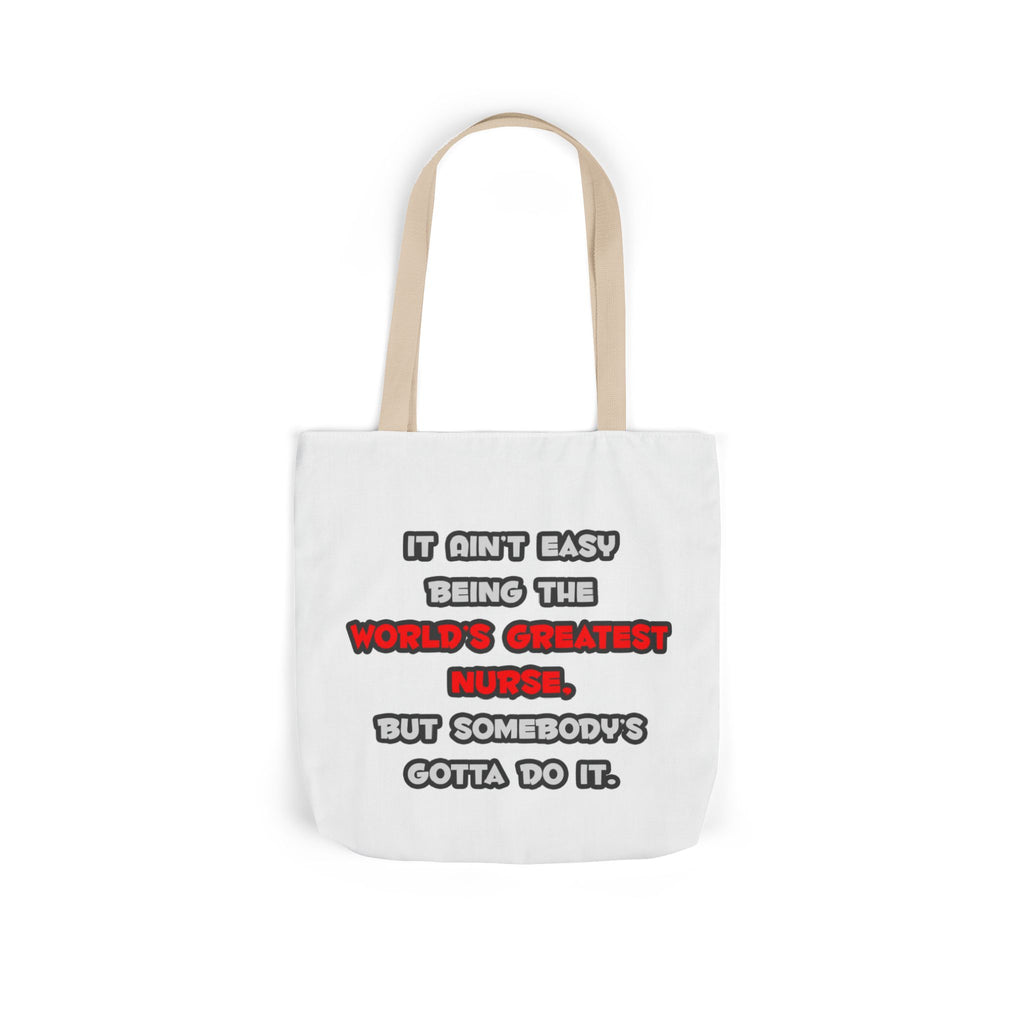 World's Greatest Nurse Joke - Canvas Tote Bag, 5-Color Straps
