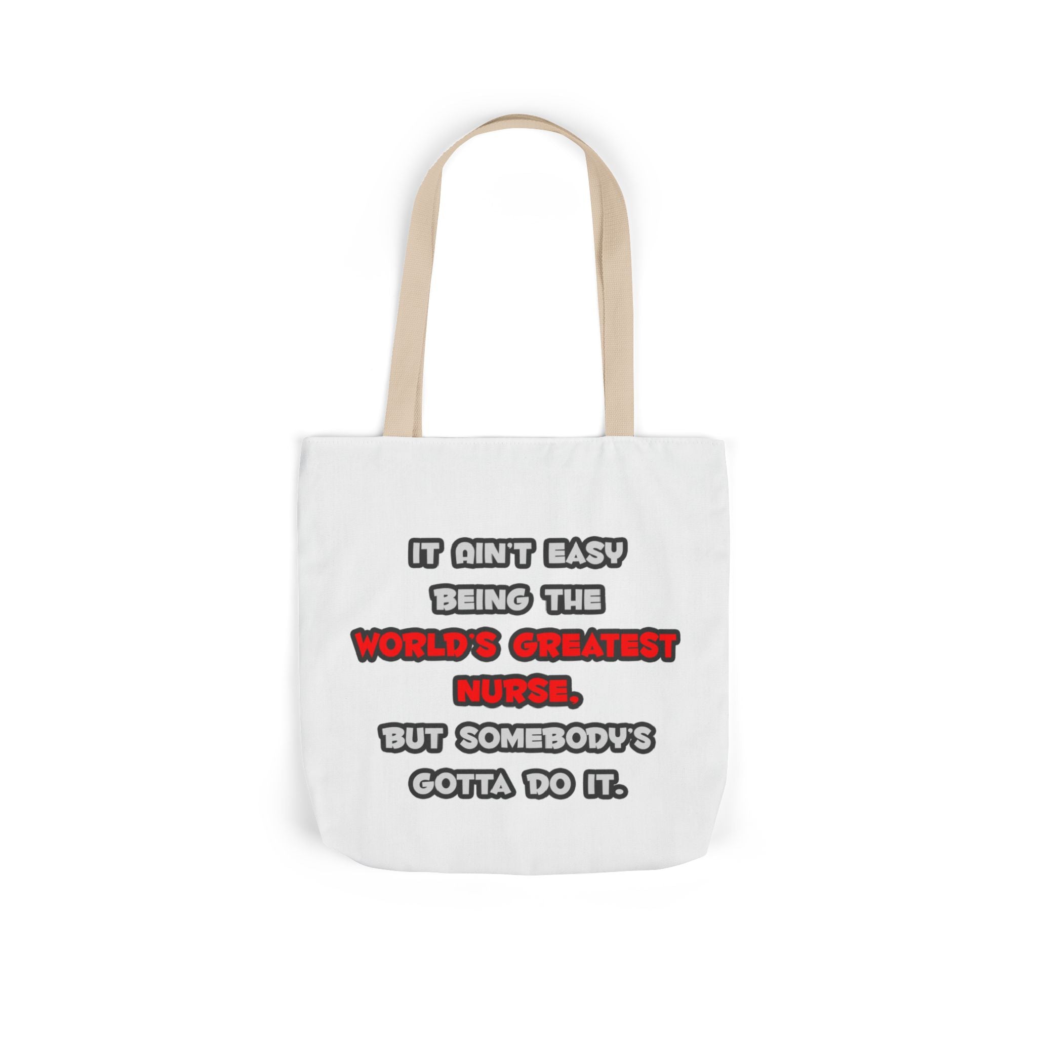 World's Greatest Nurse Joke - Canvas Tote Bag, 5-Color Straps