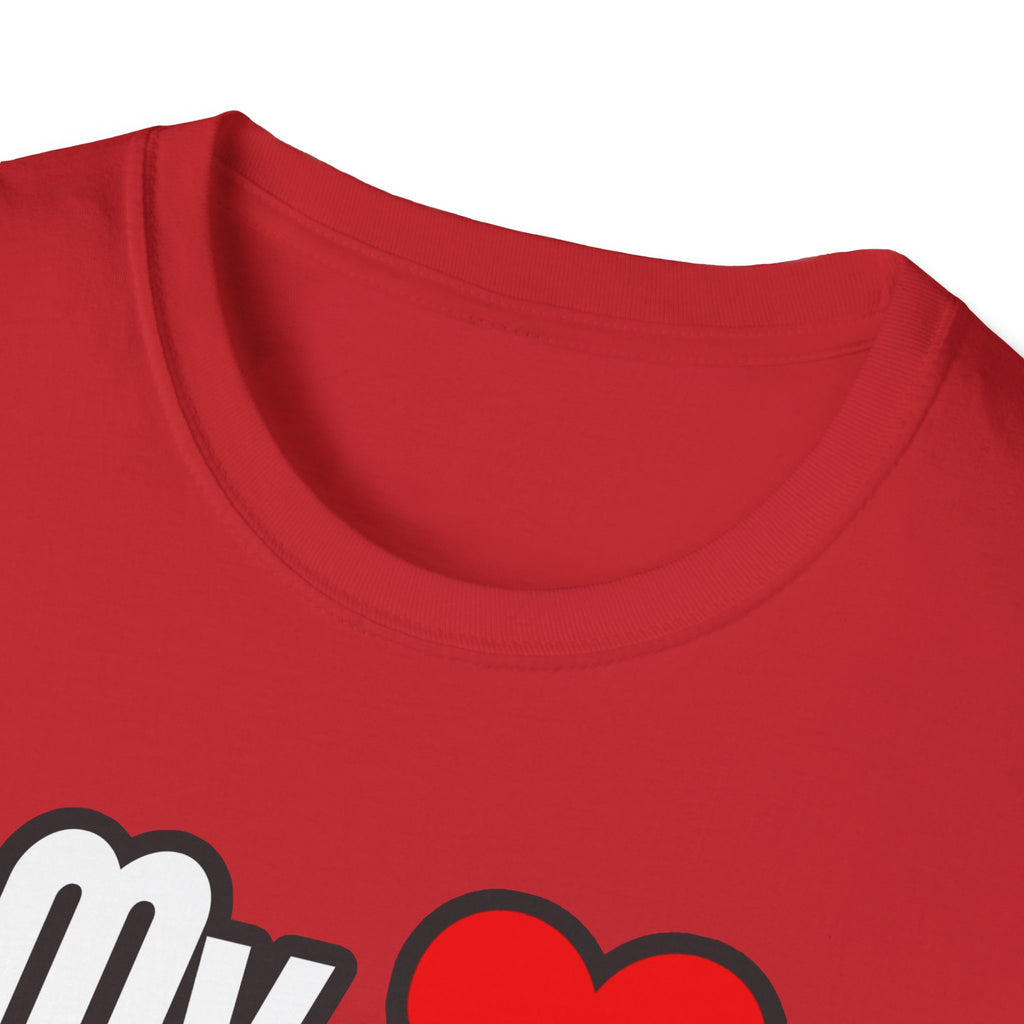 My Heart Belongs To A Doctor - Unisex Softstyle T-Shirt