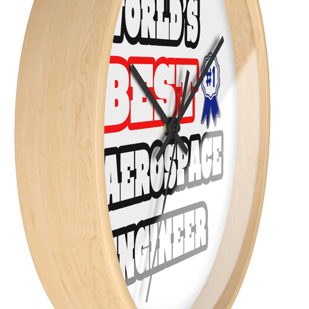 World's Best Aerospace Engineer - Wall Clock