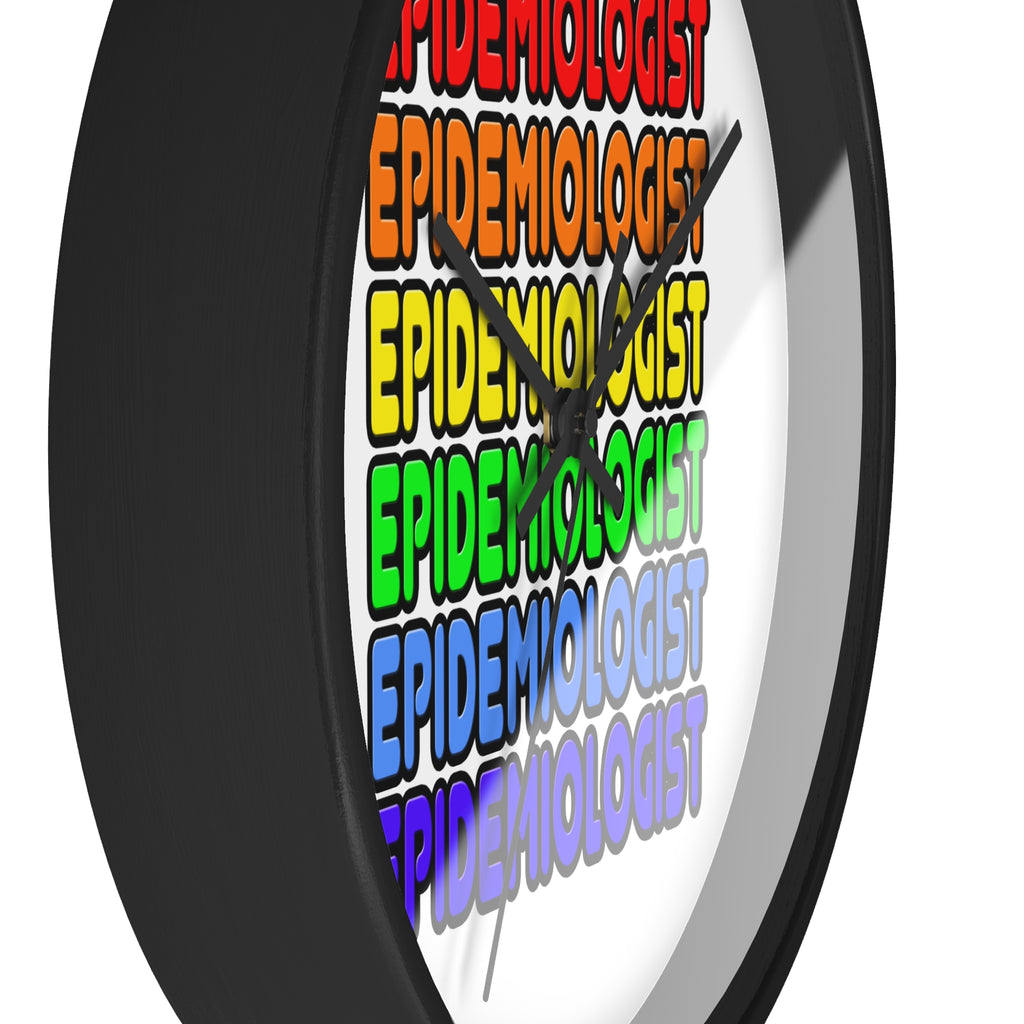 Rainbow Epidemiologist - Wall Clock
