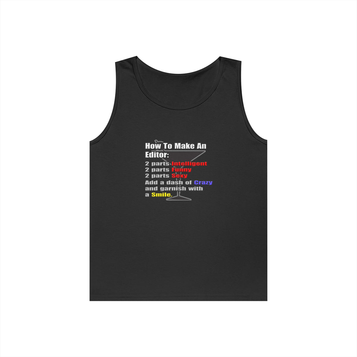 How To Make an Editor - Unisex Heavy Cotton Tank Top
