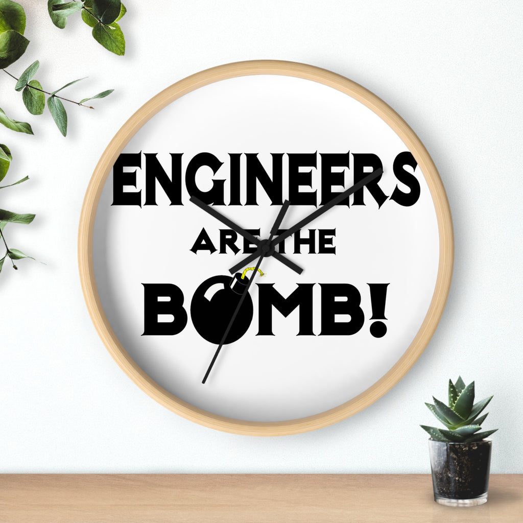 Engineers Are The Bomb! (2) - Wall Clock