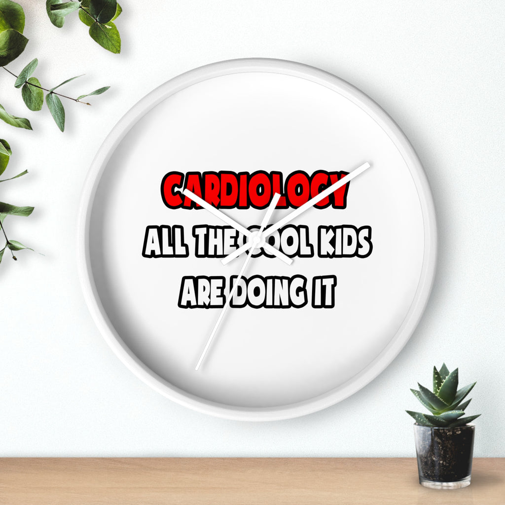 Funny Cardiologist Shirts and Gifts - Wall Clock