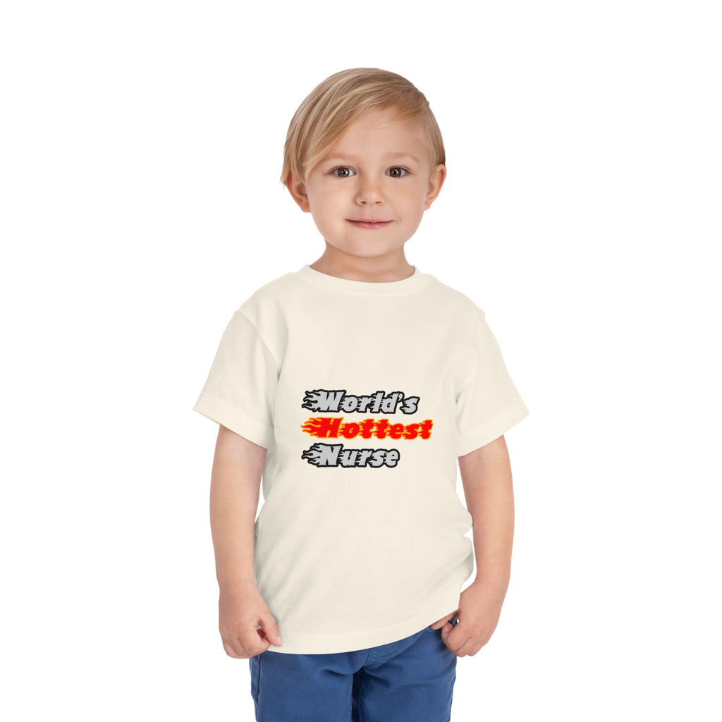 World's Hottest Nurse - Toddler Short Sleeve Tee