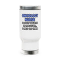 Miracles and Oncology Nurses - Stainless Steel Travel Mug with Handle, 14oz