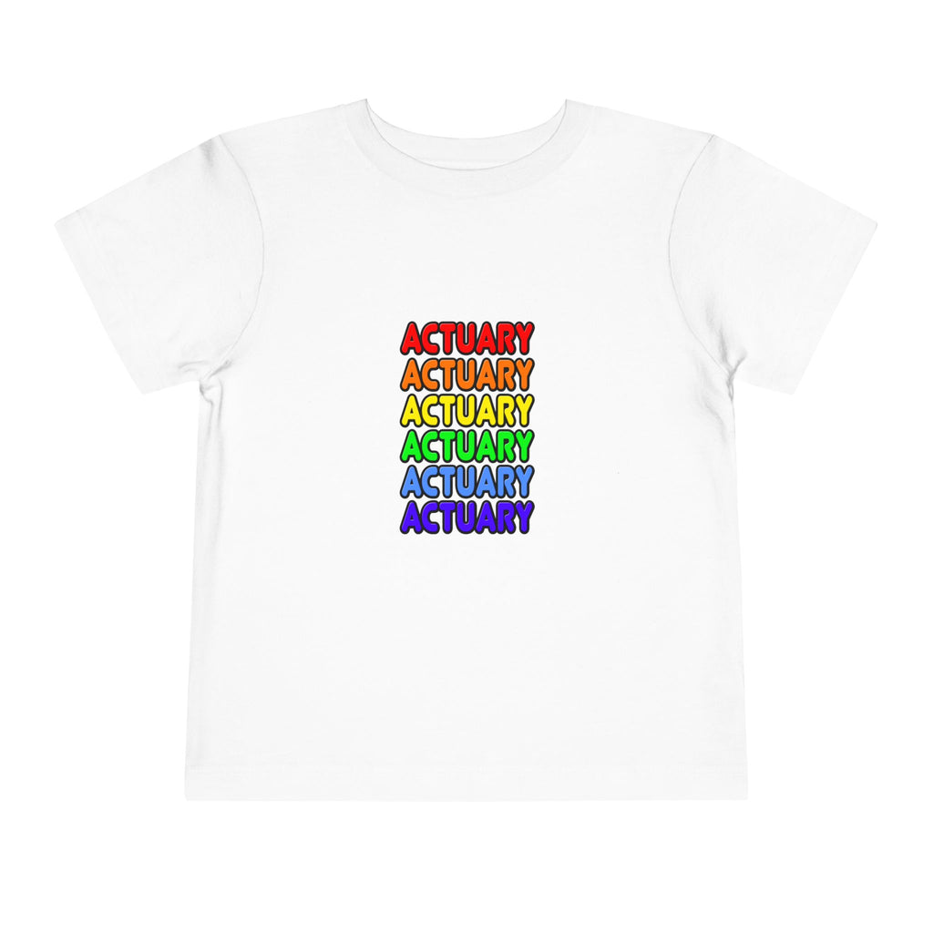 Rainbow Actuary - Toddler Short Sleeve Tee