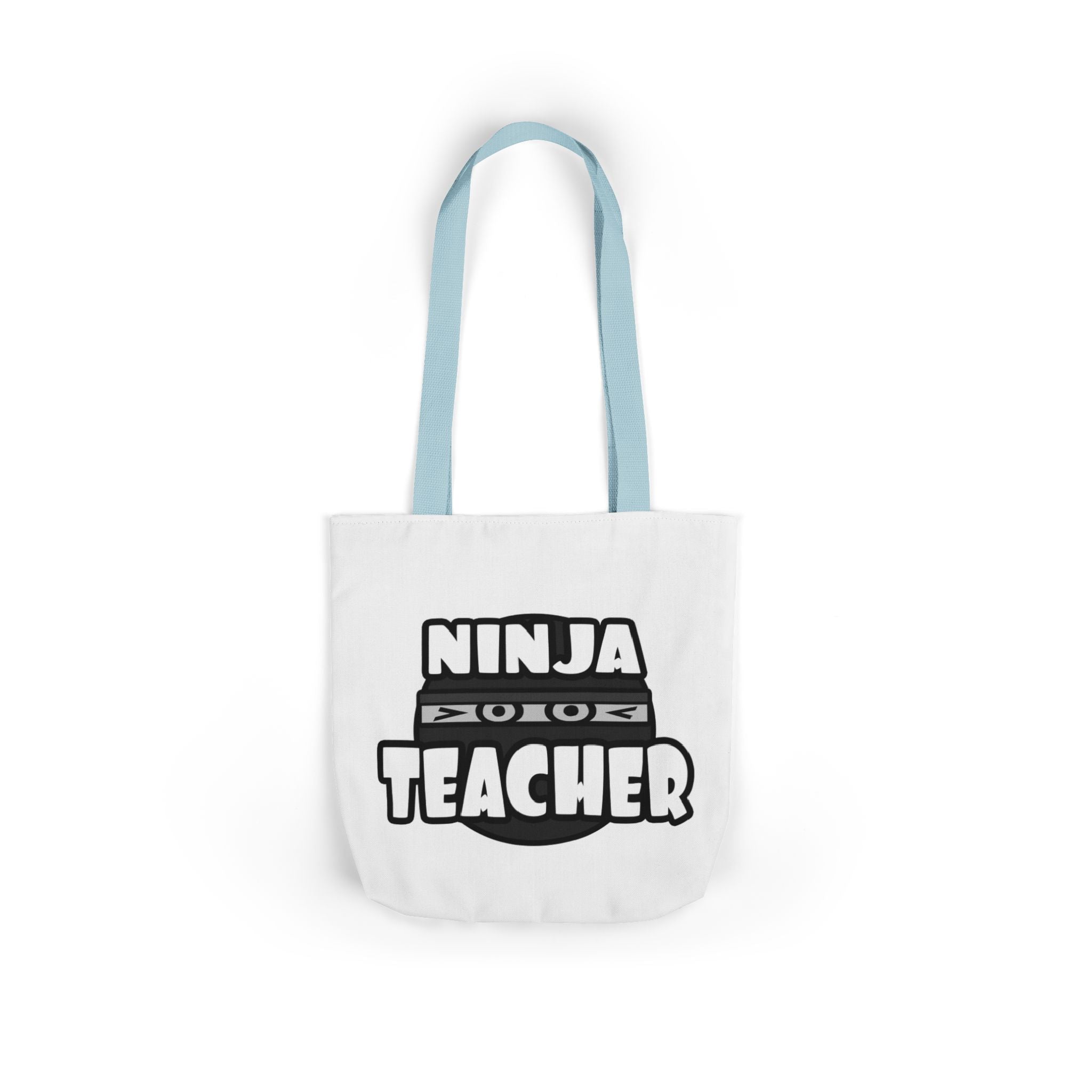 Ninja Teacher - Canvas Tote Bag, 5-Color Straps