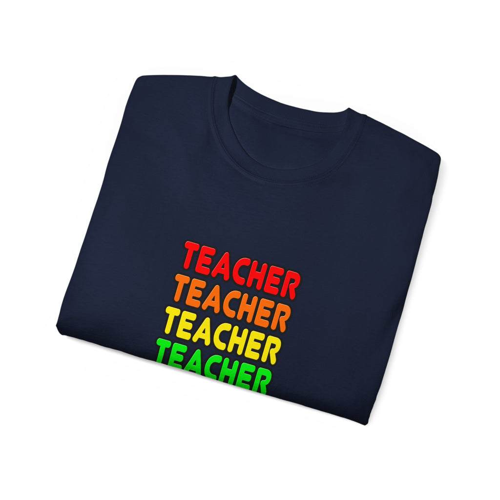Rainbow Teacher - Unisex Ultra Cotton Tee