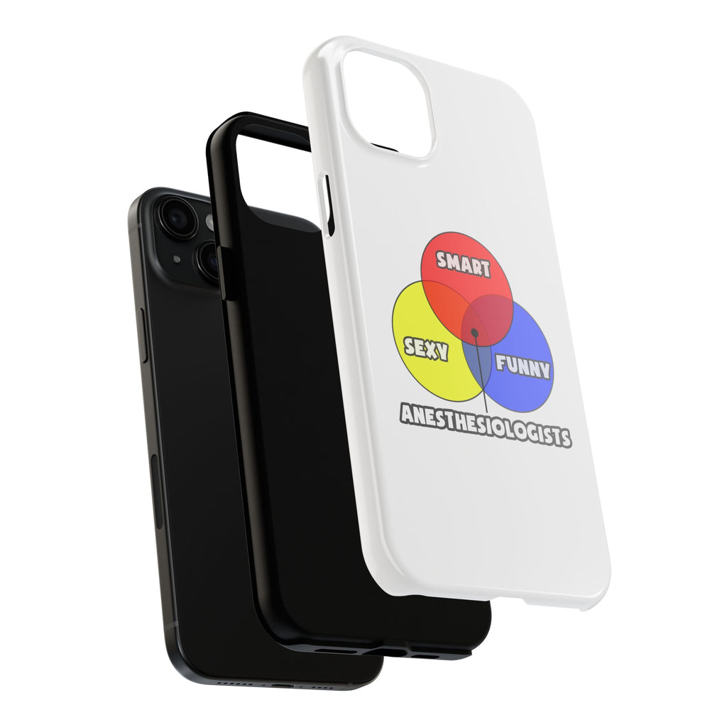 Venn Diagram .. Anesthesiologists - Tough Phone Cases