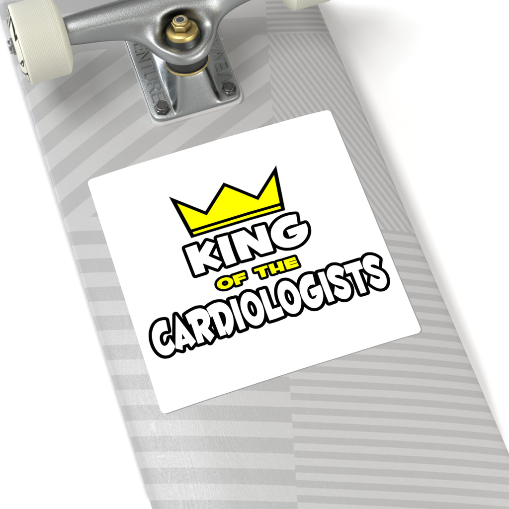 King of the Cardiologists - Square Stickers