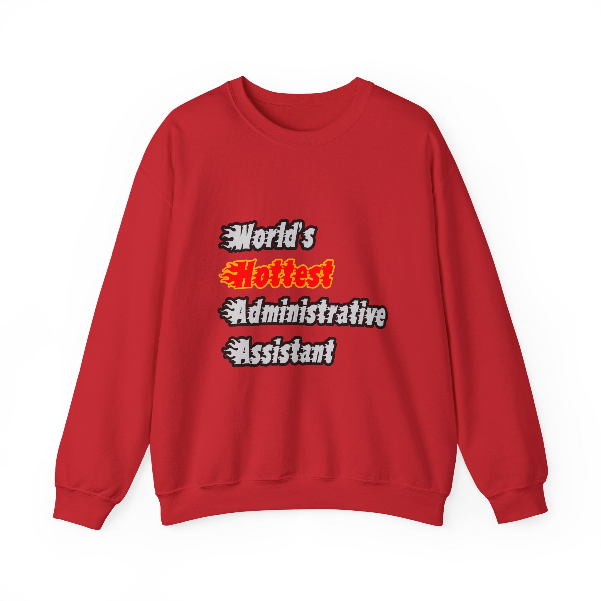 World's Hottest Administrative Assistant - Unisex Heavy Blend™ Crewneck Sweatshirt