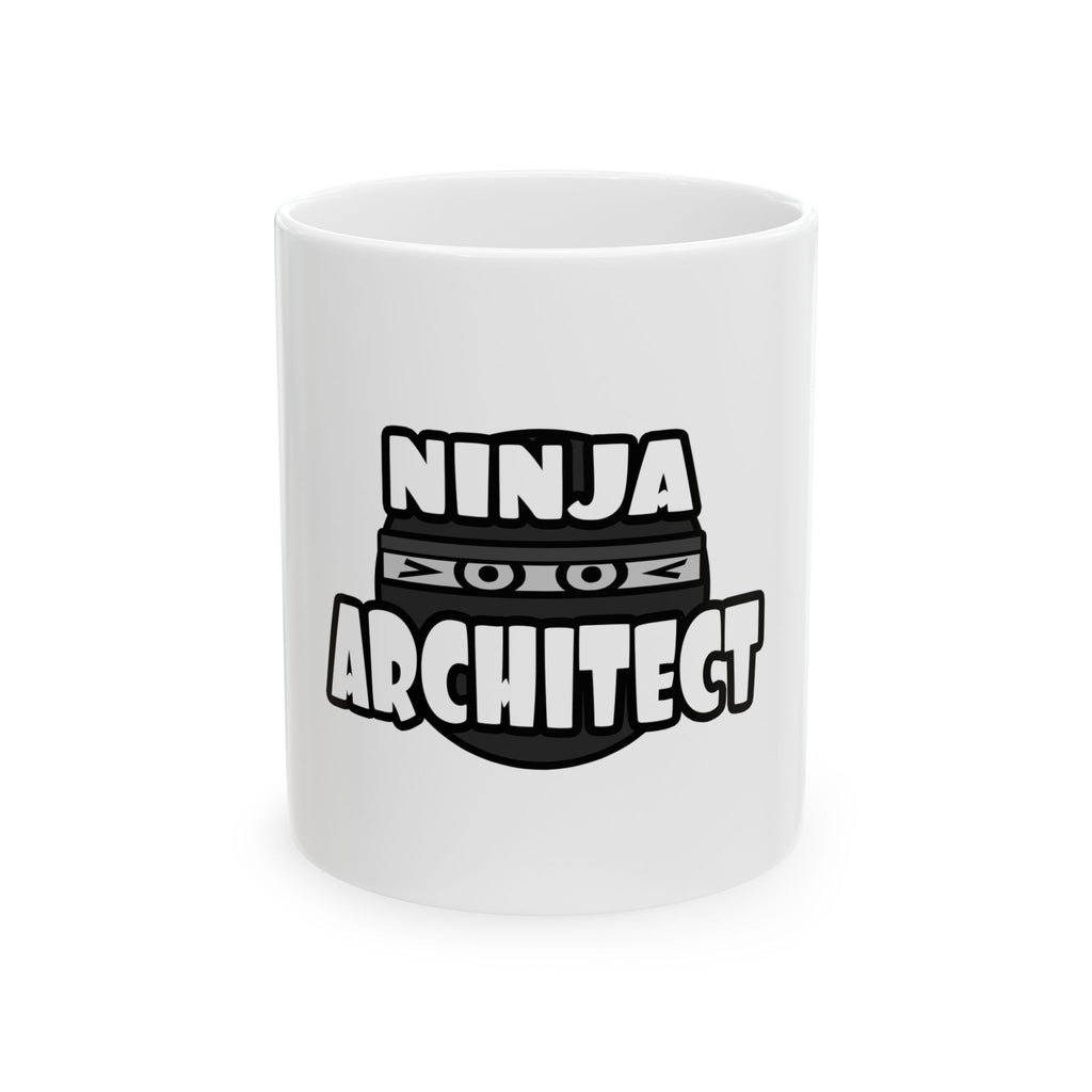 Ninja Architect - Ceramic Mug, (11oz, 15oz)