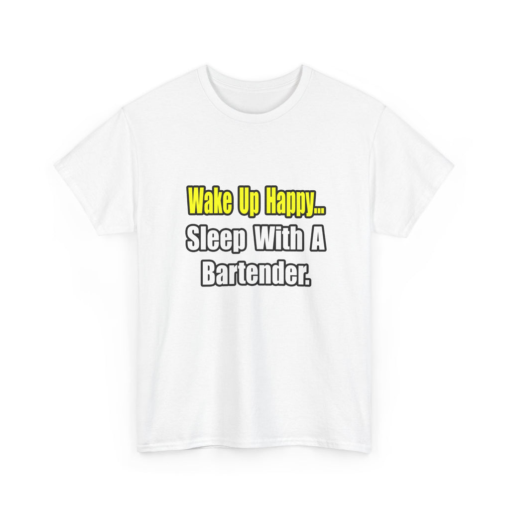 Sleep With a Bartender - Unisex Heavy Cotton Tee
