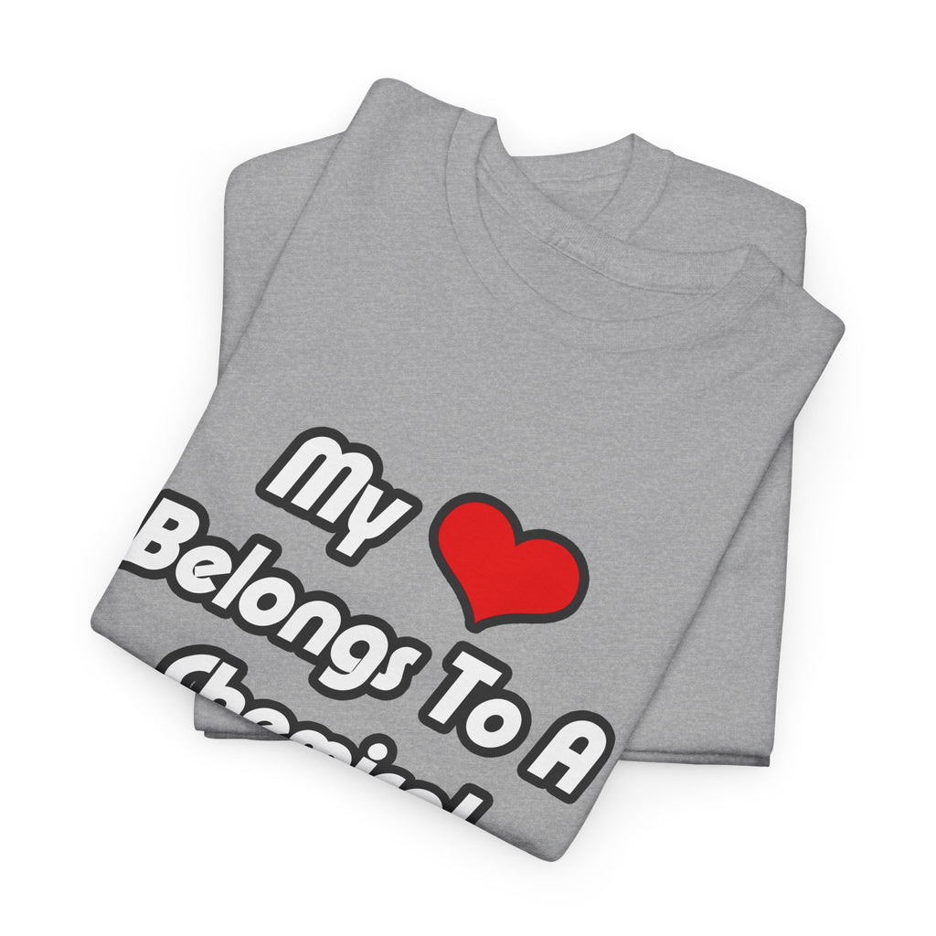 My Heart Belongs To A Chemical Engineer - Unisex Heavy Cotton Tee