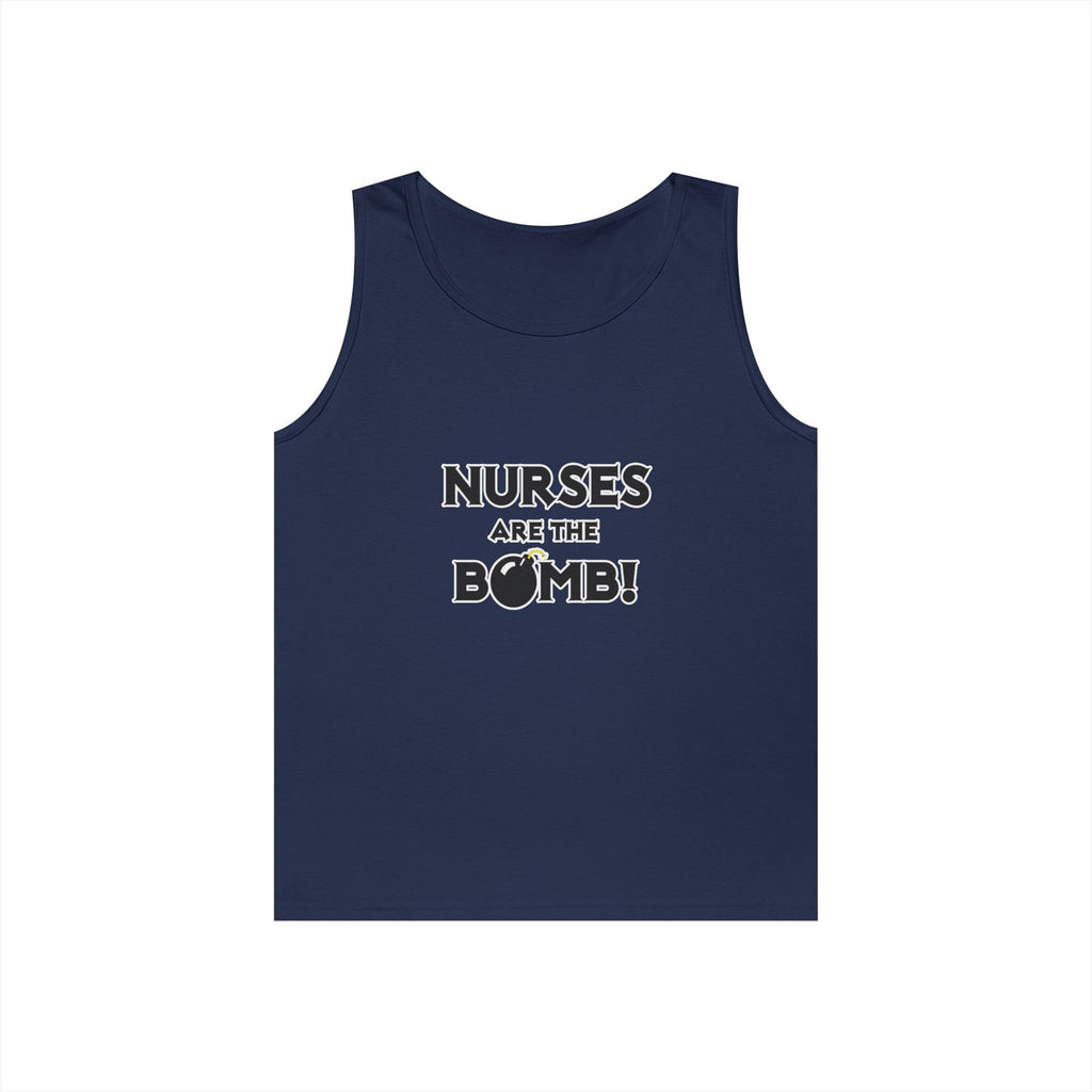 Nurses Are The Bomb! (2) - Unisex Heavy Cotton Tank Top