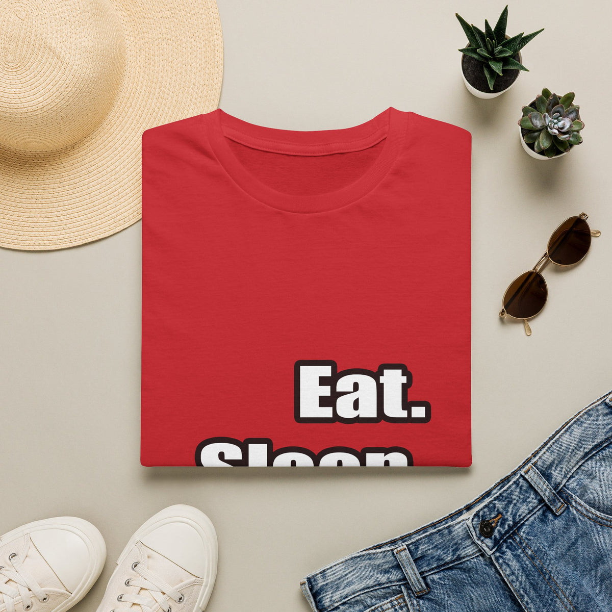eat sleep teach - Unisex Softstyle T-Shirt