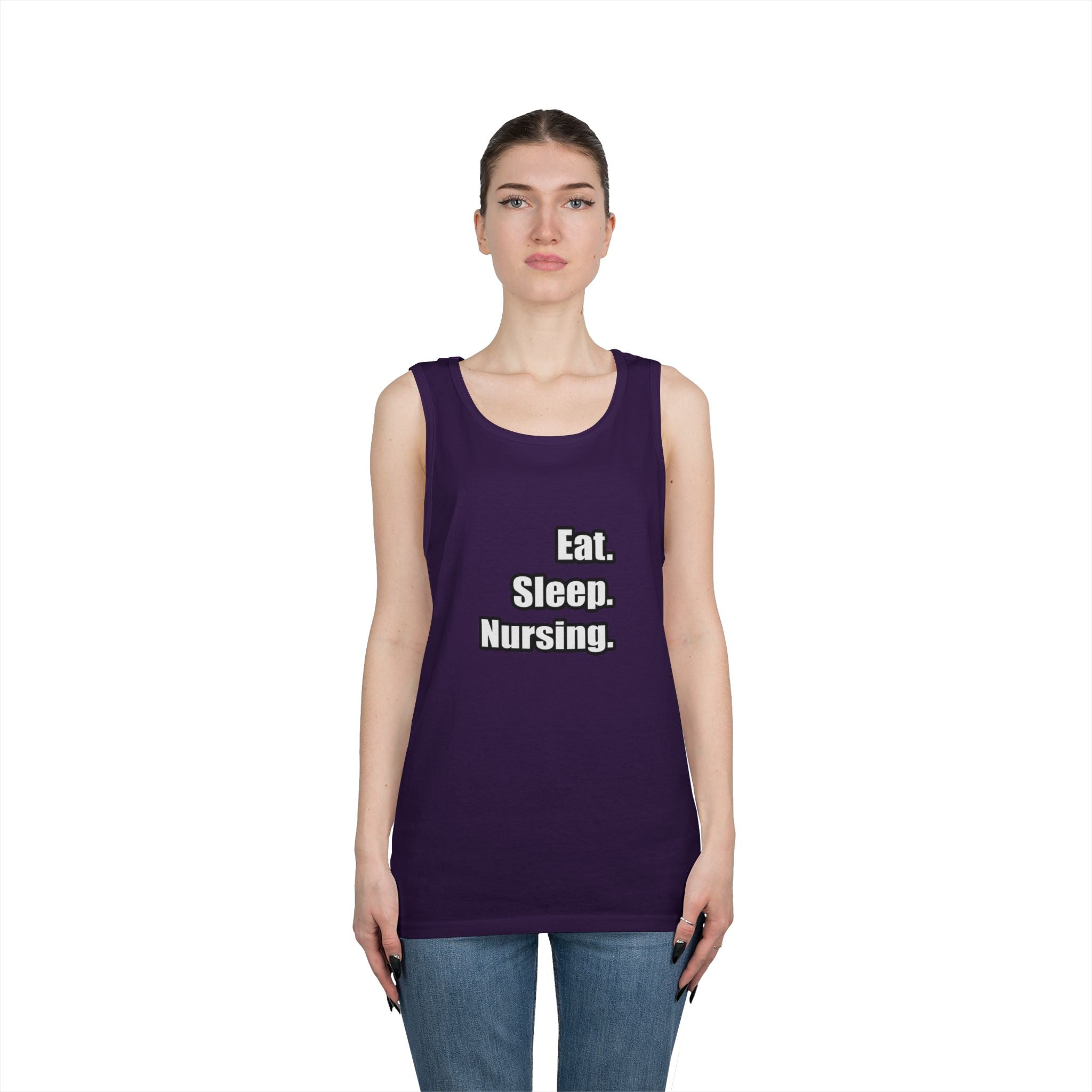 Eat. Sleep. Nursing. - Unisex Heavy Cotton Tank Top