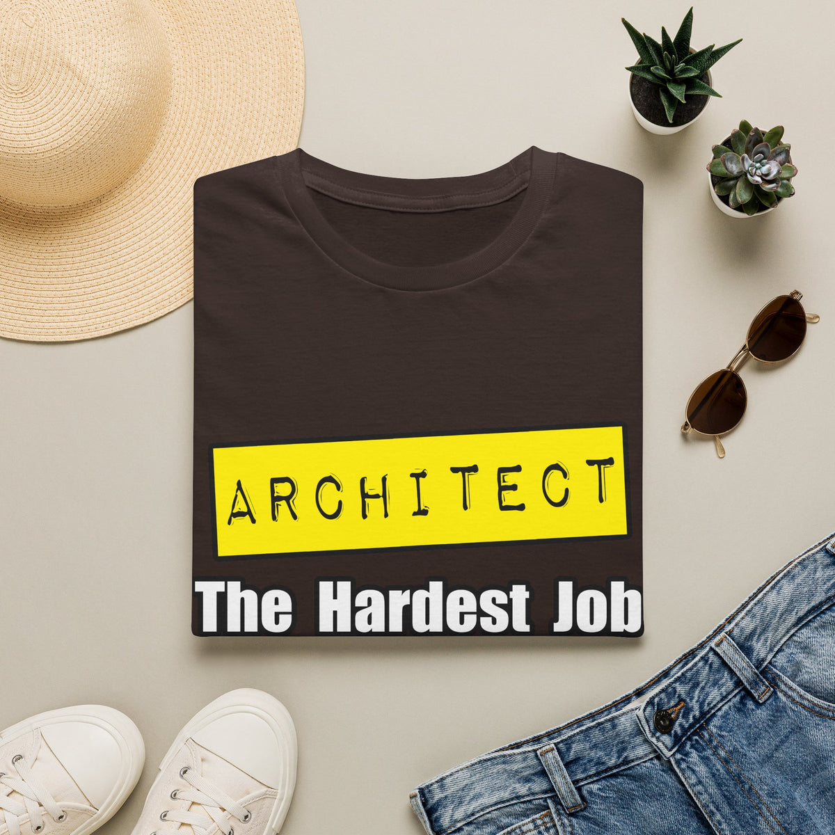 Architect...Hardest Job You'll Ever Love - Unisex Softstyle T-Shirt