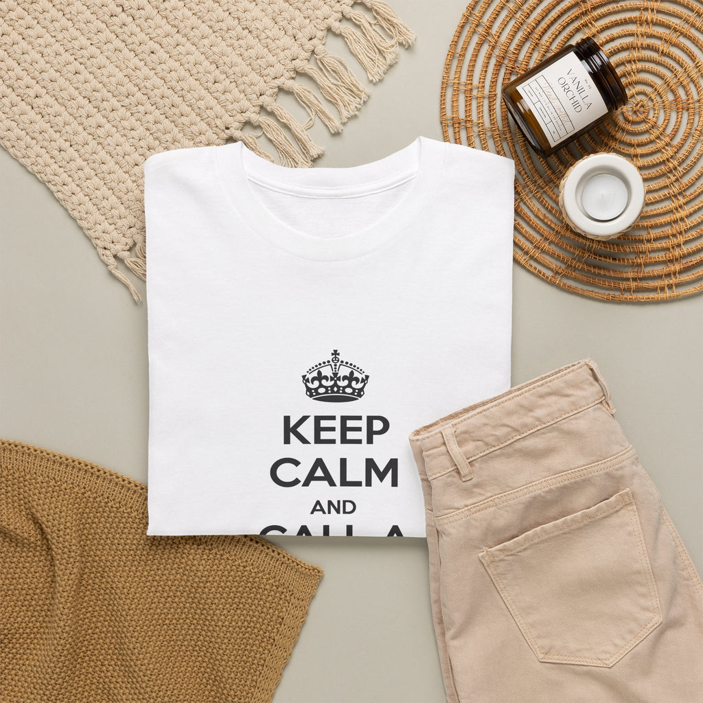 Keep Calm and Call a Dental Hygienist - Unisex Heavy Cotton Tee