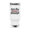 Porn Star...Archaeologist - Stainless Steel Travel Mug with Handle, 14oz