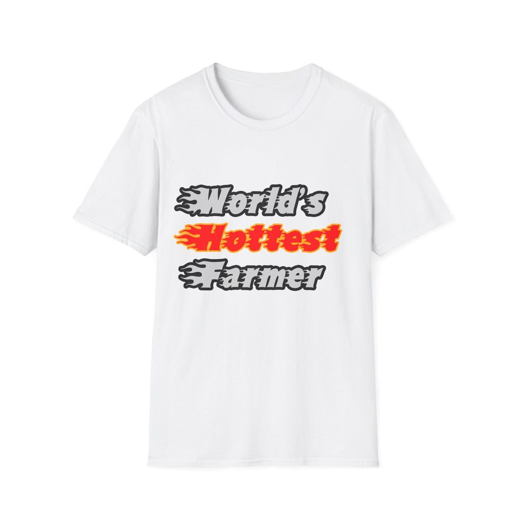 World's Hottest Farmer - Unisex Softstyle T-Shirt