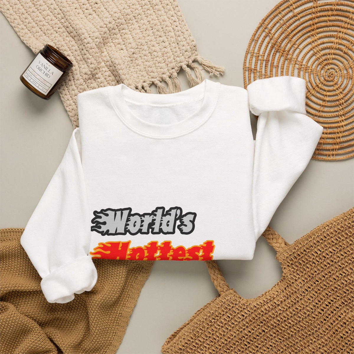 World's Hottest Astronomer - Unisex Heavy Blend™ Crewneck Sweatshirt