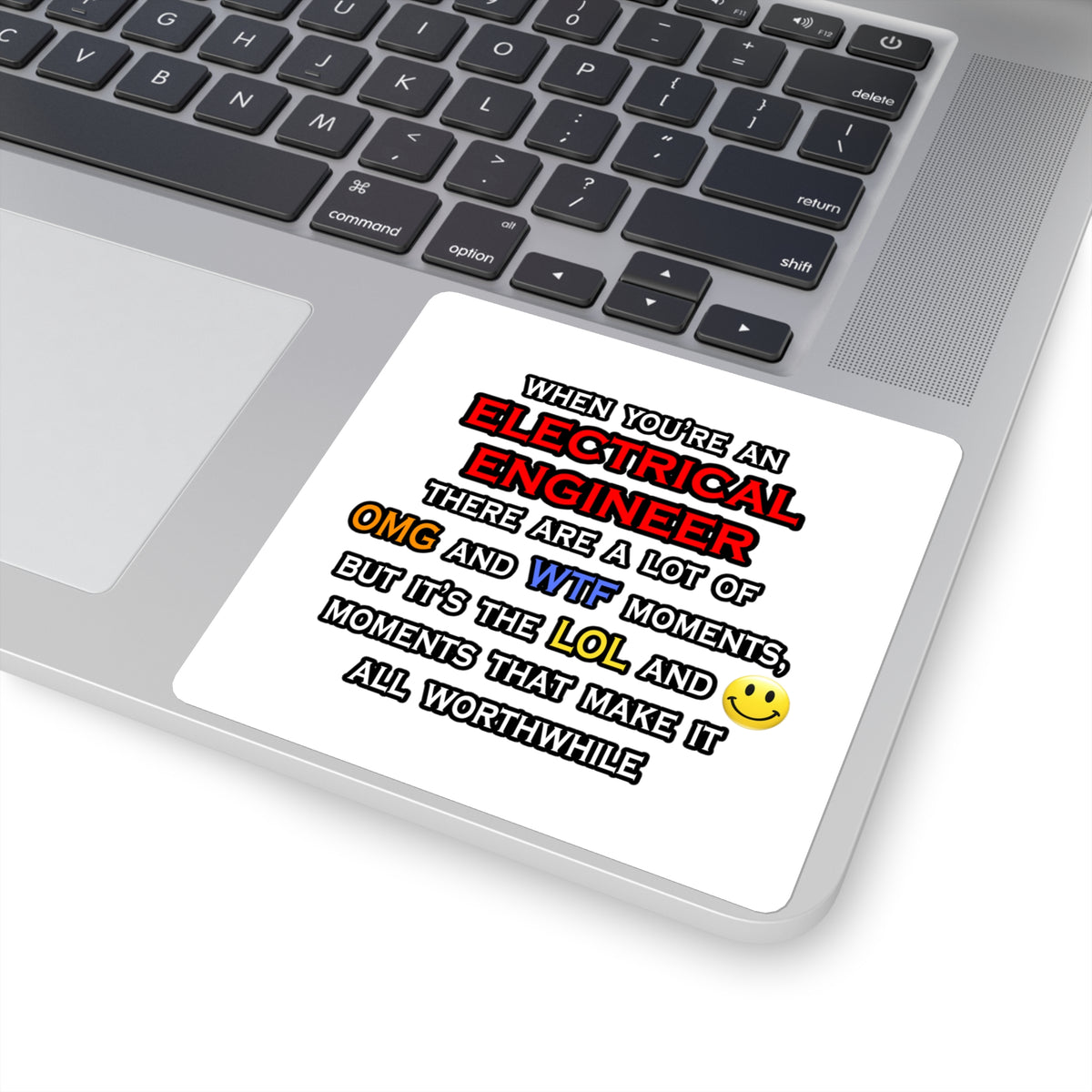 Funny Electrical Engineer ... OMG WTF LOL - Square Stickers