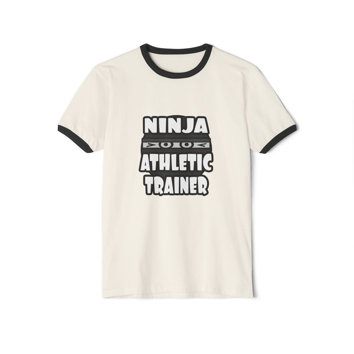 Ninja Athletic Trainer - Unisex Cotton Ringer T-Shirt