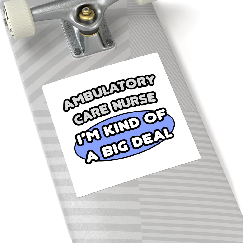 Ambulatory Care Nurse ... I'm Kind of a Big Deal - Square Stickers