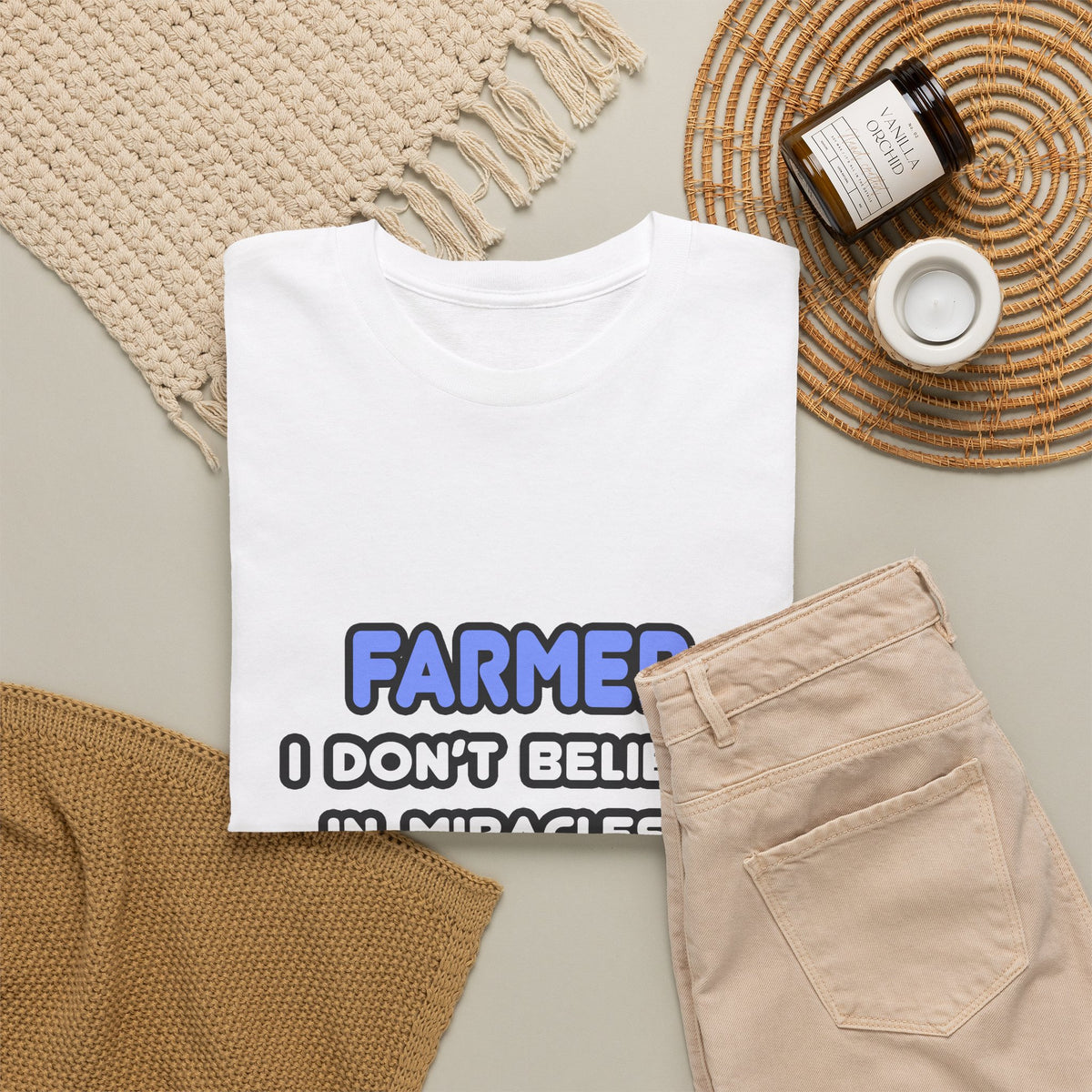Miracles and Farmers - Unisex Heavy Cotton Tee