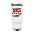 World's Hottest Oncology Nurse - Stainless Steel Travel Mug with Handle, 14oz