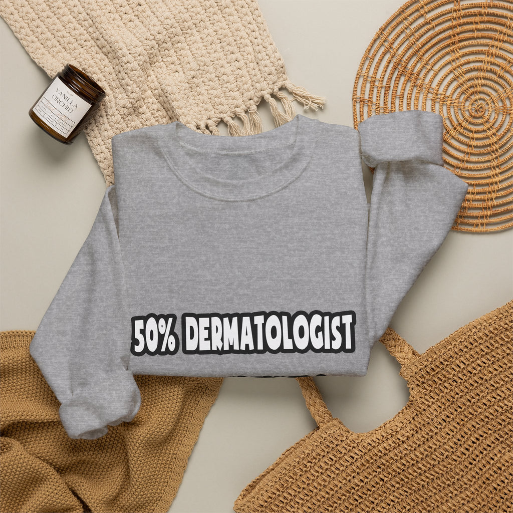 Half Dermatologist ... Half Superhero - Unisex Heavy Blend™ Crewneck Sweatshirt