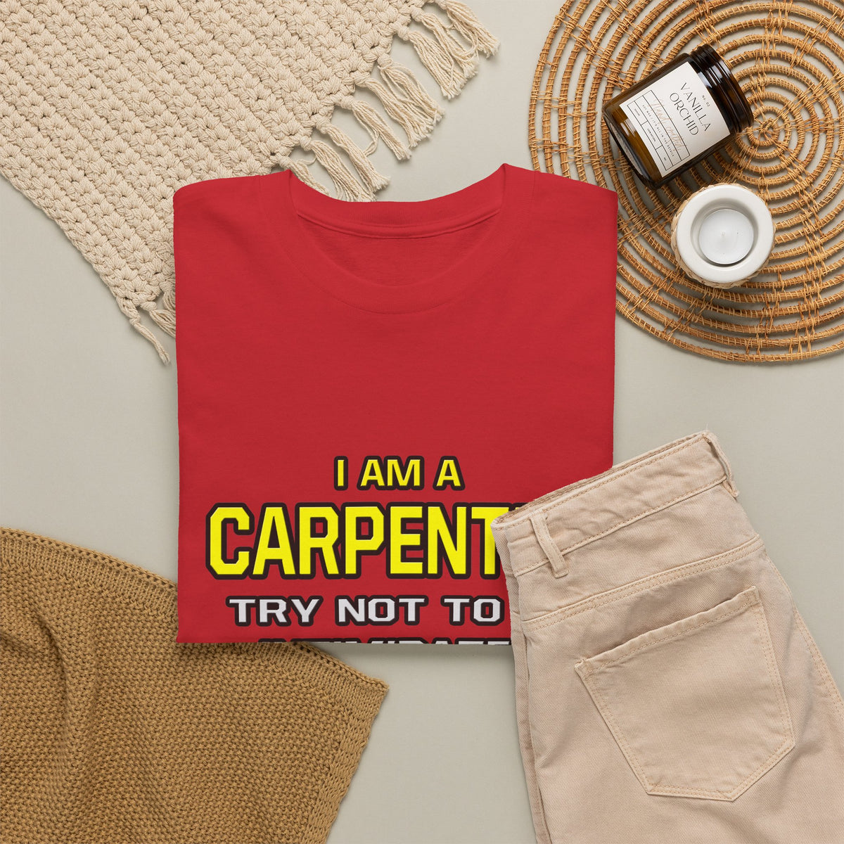 Carpenter...Superior Intelligence - Unisex Heavy Cotton Tee