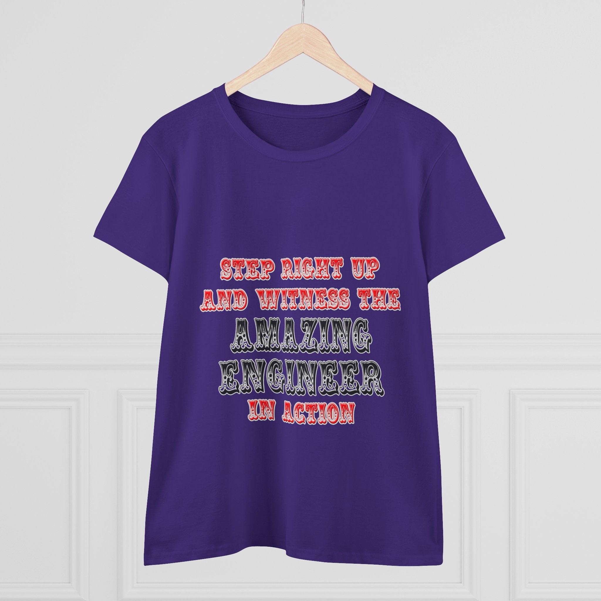 Amazing Engineer In Action - Women's Midweight Cotton Tee